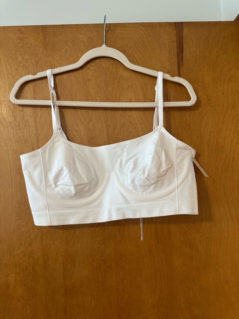 Intimately Free People Women’s White Longline Bralette Crop Top